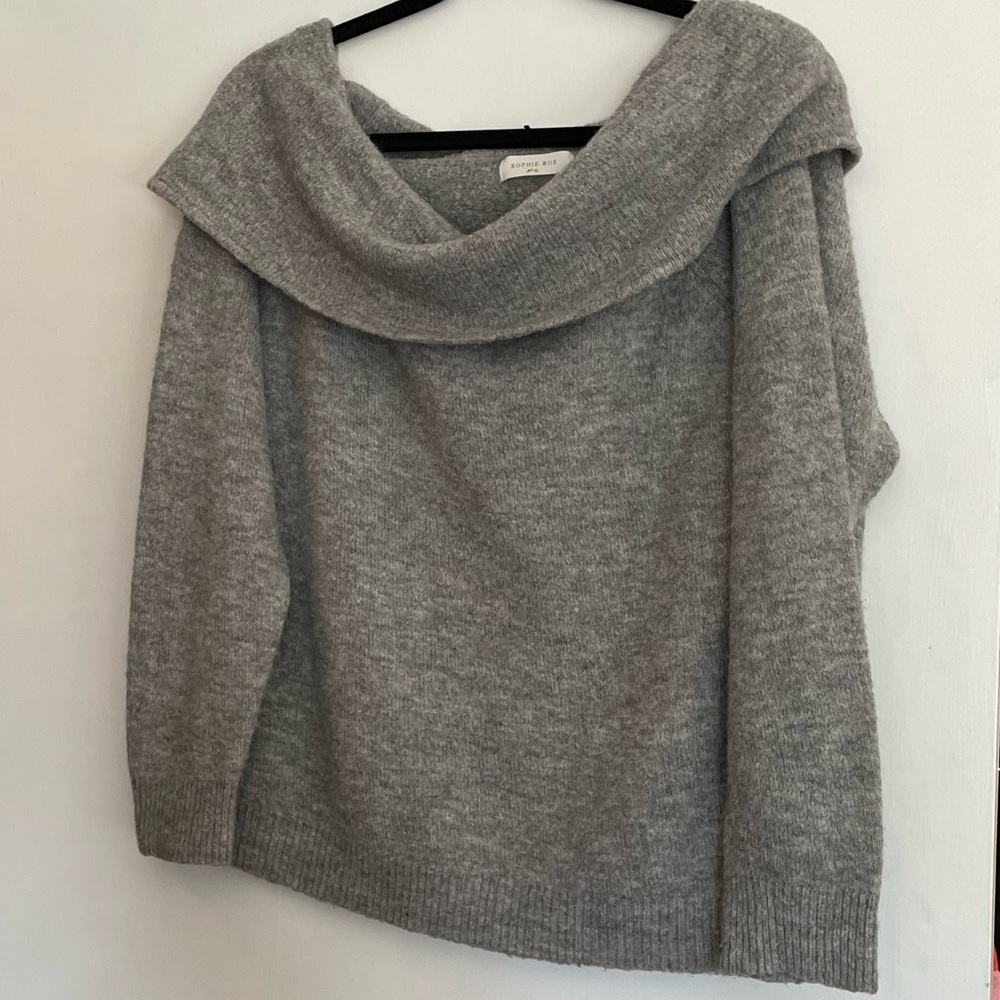 Soft gray cozy sweater